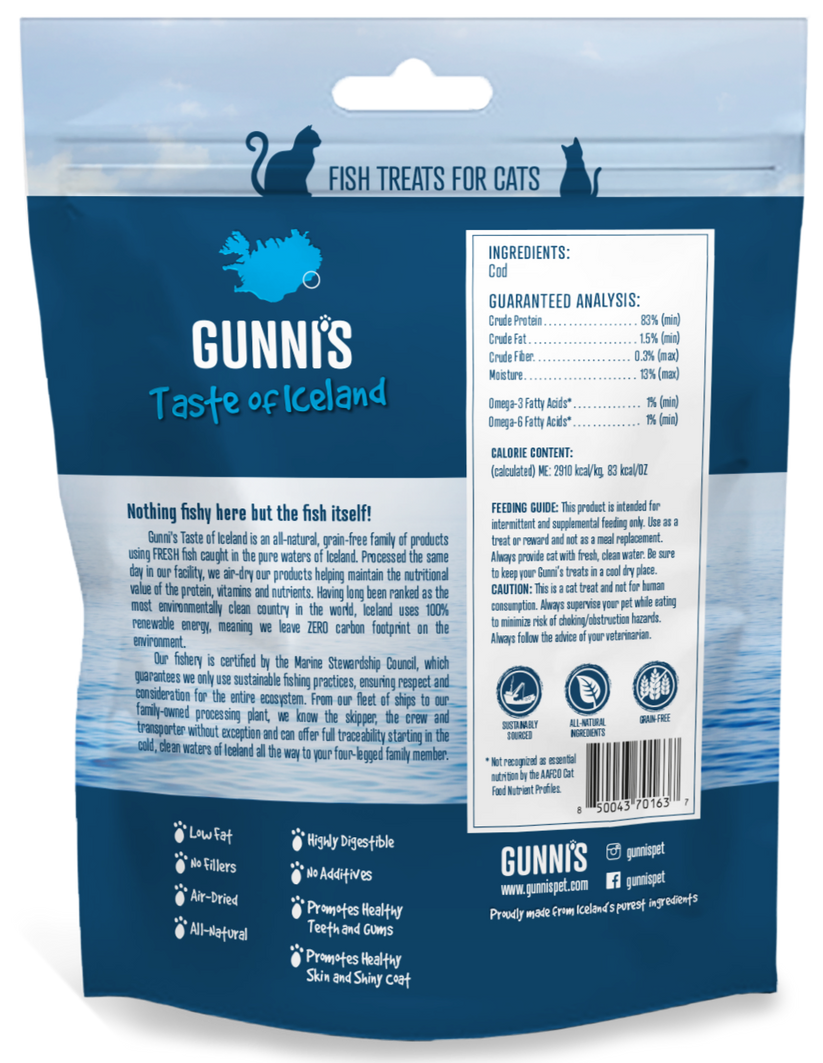 Gunni's Pet Cod Mini Morsels 1.5 oz