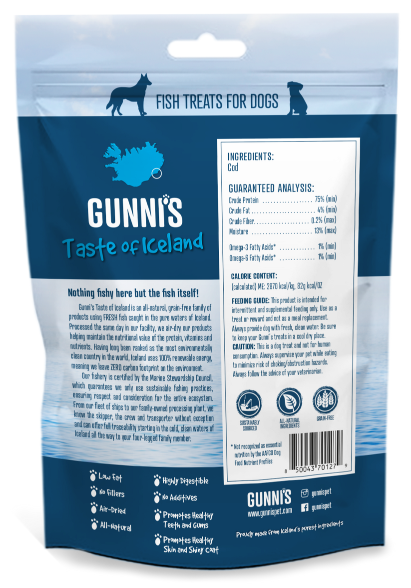 Gunni's Pet Cod Skin Shorties 2.5 oz