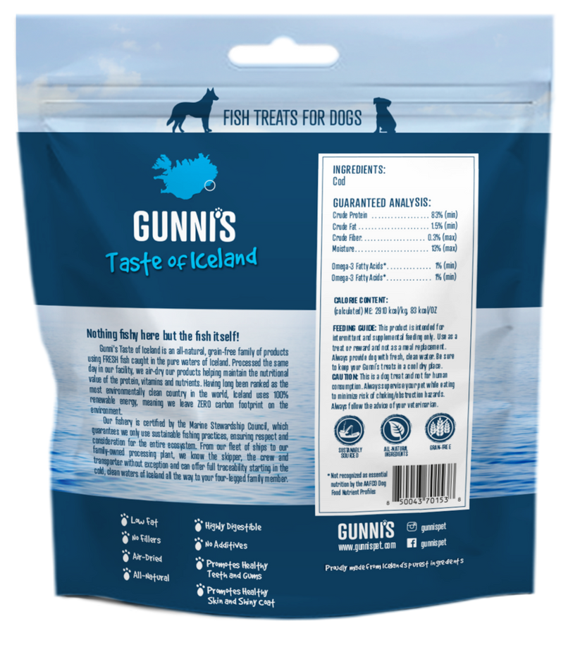 Gunni's Pet Cod Baby Bites 2.5 oz