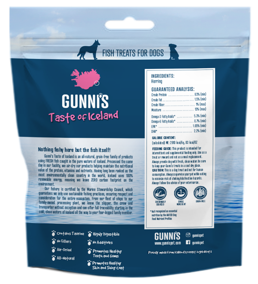 Gunni's Pet Whole Herring 9 oz