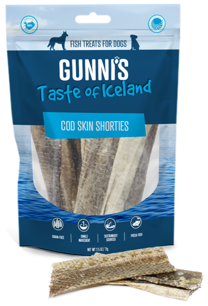 Gunni's Pet Cod Skin Shorties 2.5 oz