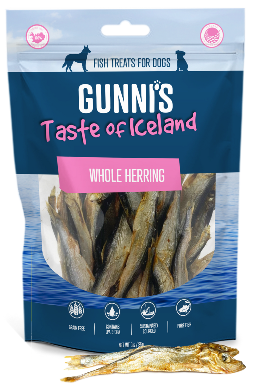 Gunni's Pet Whole Herring 3 oz