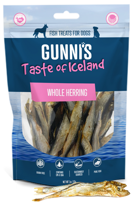 Gunni's Pet Whole Herring 3 oz