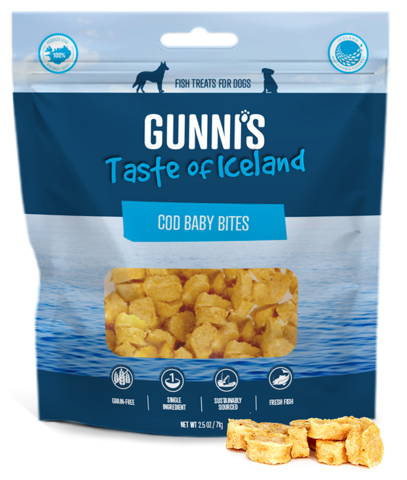 Gunni's Pet Cod Baby Bites 2.5 oz