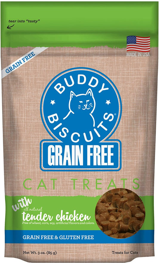 Buddy Biscuits GF Cat Treats Chicken 3oz