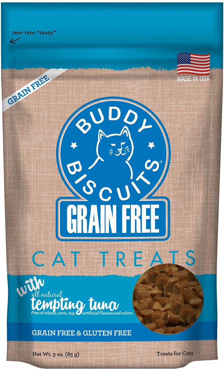 Buddy Biscuits GF Cat Treats Tempting Tuna 3oz