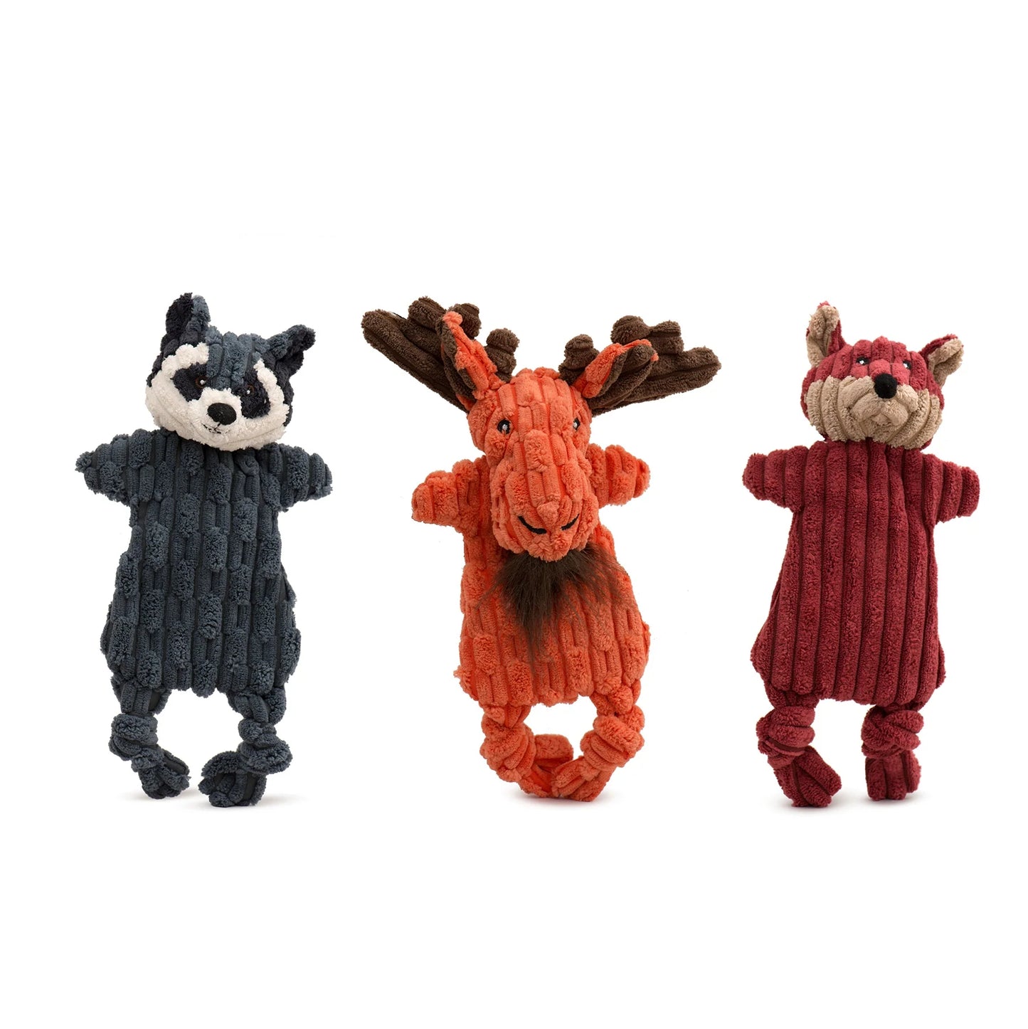 HuggleHounds Small Woodland HuggleFlatties Dog Toy