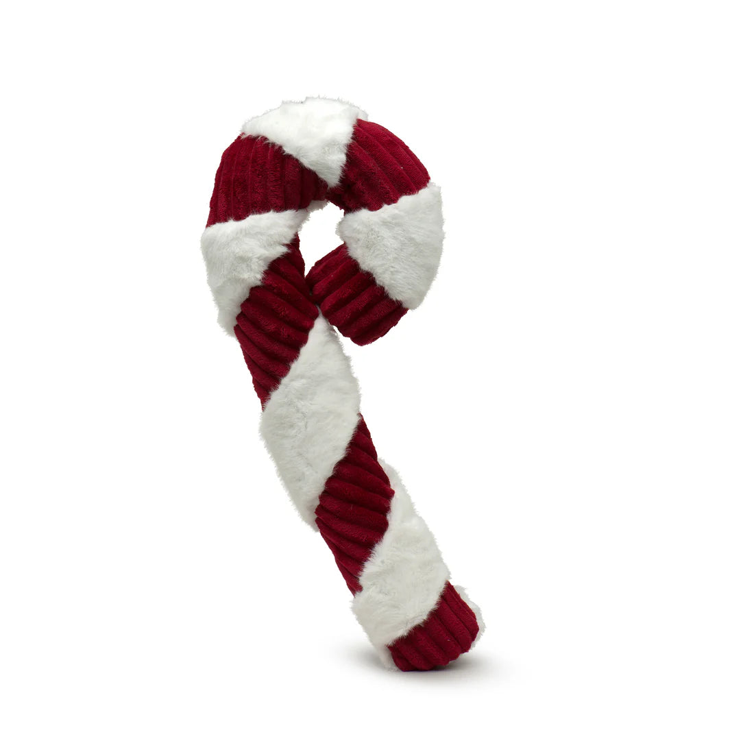 HuggleHounds Large Candy Cane Dog Toy