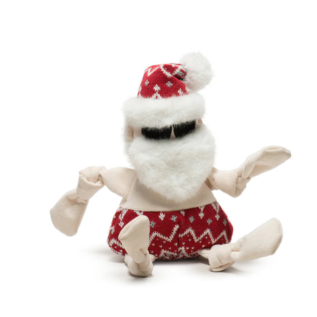 HuggleHounds Beach Bum Santa Knottie Dog Toy