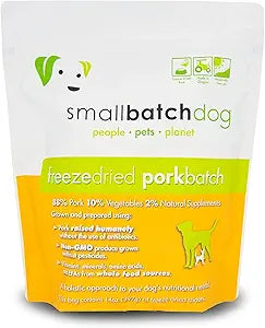 Small Batch Dog Freeze Dried Pork Sliders 14oz