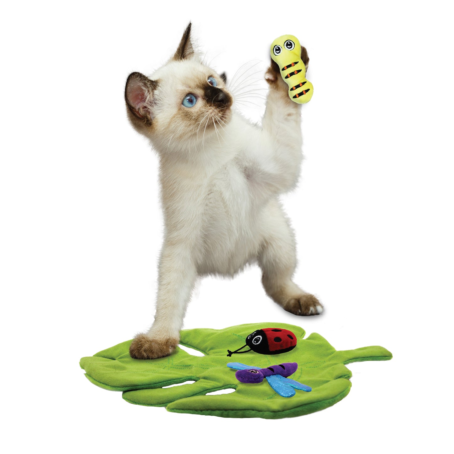 The KONG Company Pull-a-partz Bugz Cat Toy