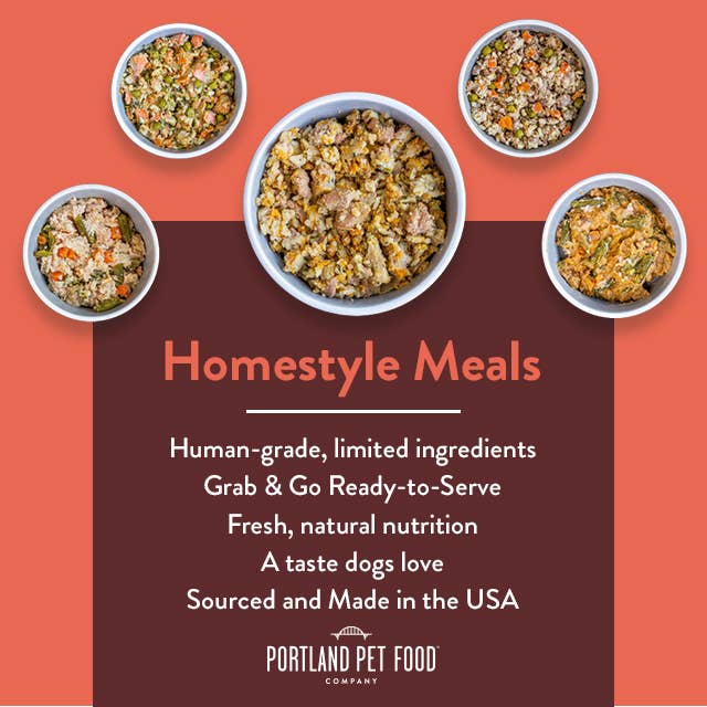 Portland Pet Food Company Tuxedo's Chicken & Yams Homestyle Dog Meal