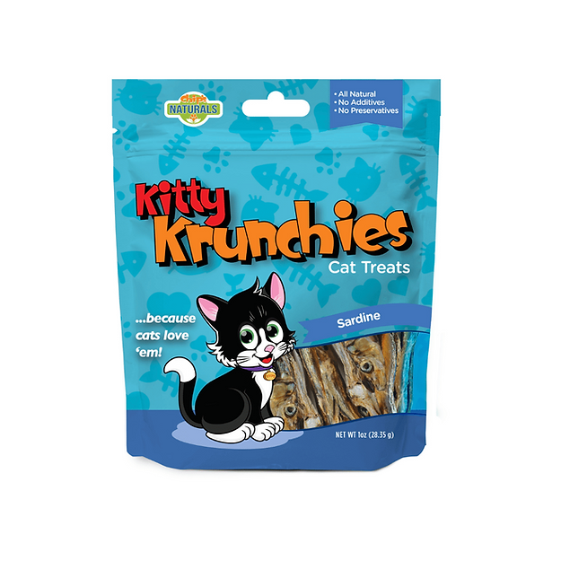 Chip's Naturals Kitty Krunchies Sardines Cat Treats