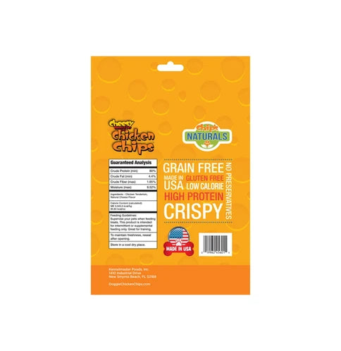 Chip's Naturals Cheesy Doggie Chicken Chips 4 oz