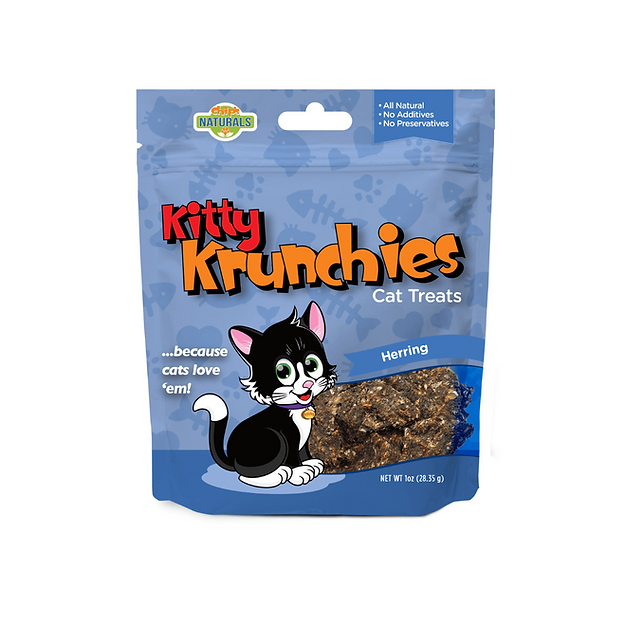 Chip'a Naturals Kennelmaster Kitty Krunchies Herring