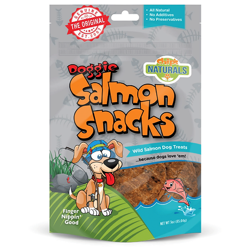 Chip's Naturals Doggie Salmon Snacks 3-oz