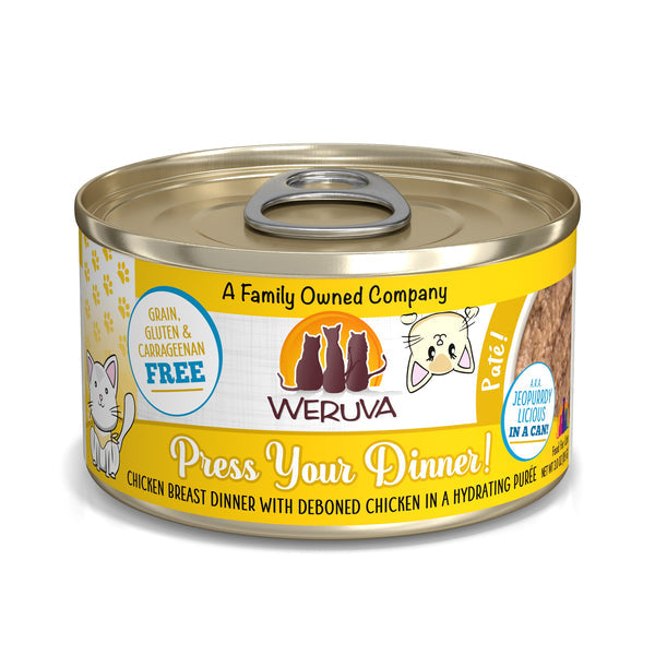 Weruva Cat Can Pate 3 Oz Press Your Dinner