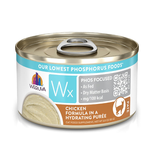 Weruva Wx Phos Chicken in Hydrating Puree Canned Cat Food 3oz