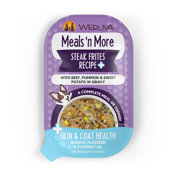 Weruva Steak Frites Recipe Plus Dog Food 3oz