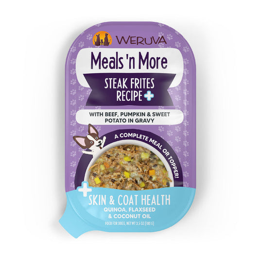 Weruva Steak Frites Recipe Plus Dog Food 3oz