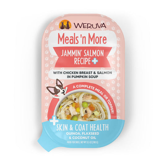 Weruva Jammin Salmon Recipe Plus Dog Food 3oz