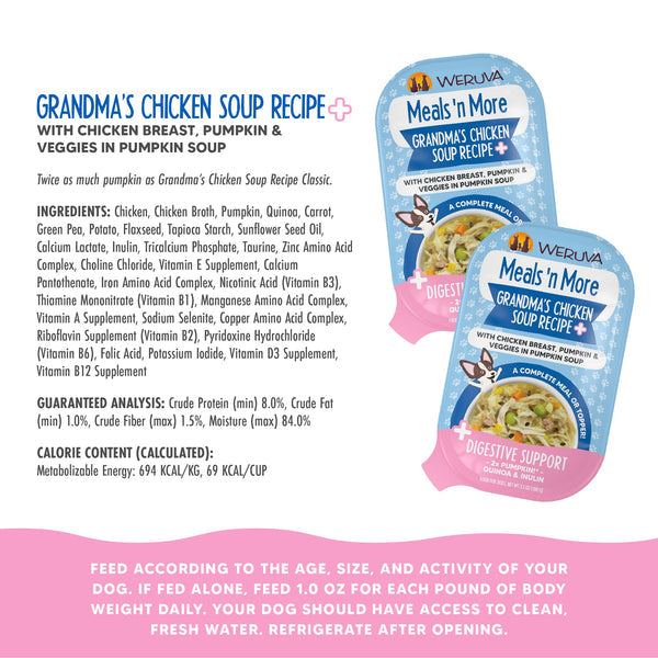 Weruva Grandma's Chicken Soup Recipe Plus Dog Food 3oz