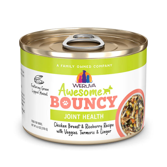 Weruva Awesome Bouncy Chicken & Riceberry with Veggies Canned Dog Food 6oz