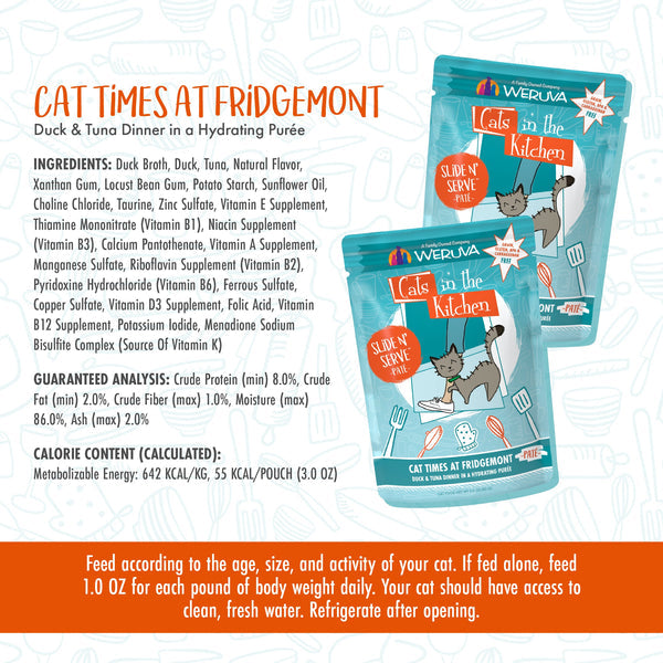 Cats in the Kitchen Slide Cat Times Fridgemont 3-oz