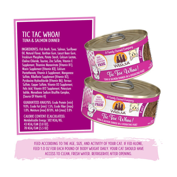 Weruva Cat Pate Pate Tic Tac Whoa 3oz