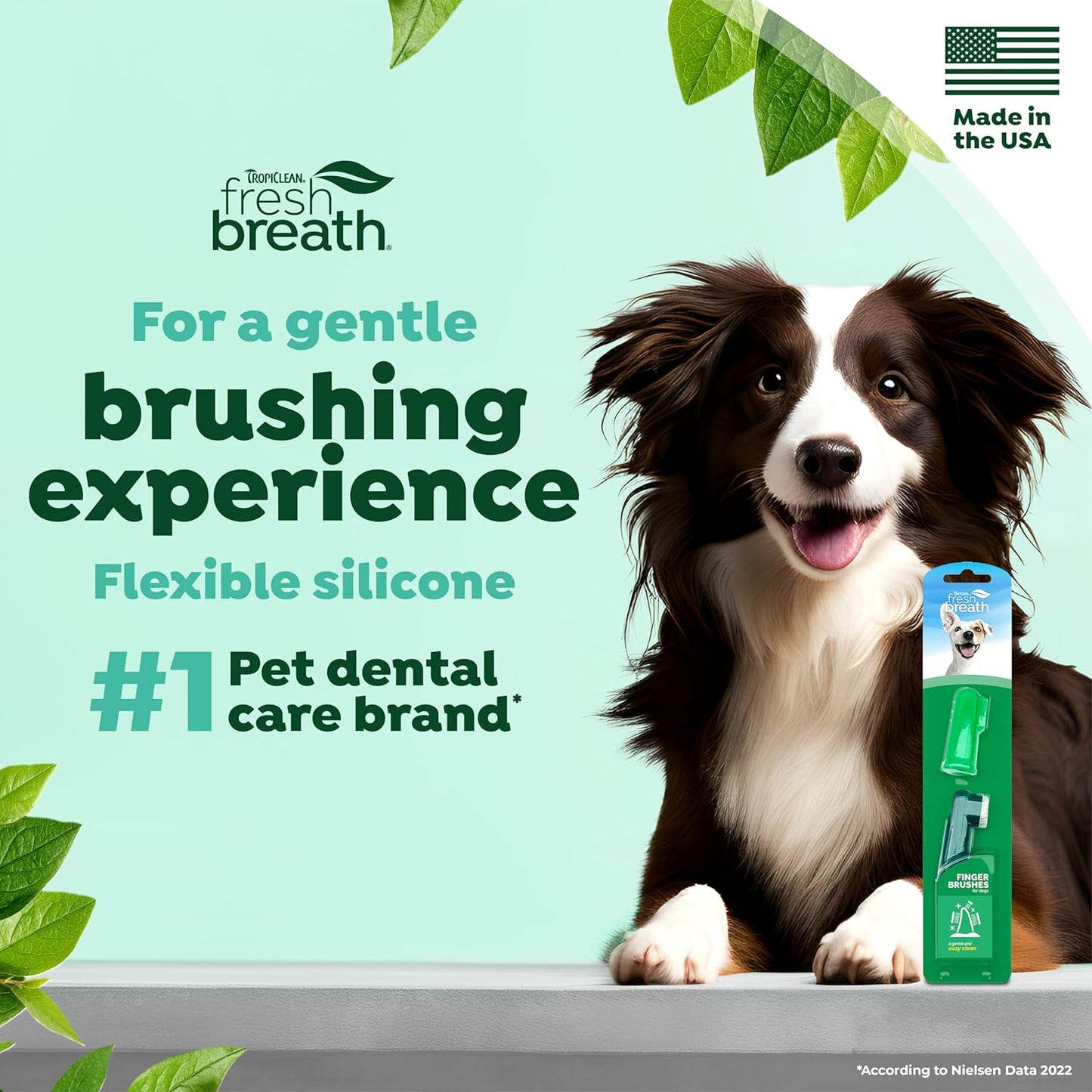 Tropiclean Fresh Breath Finger Brushes for Dogs