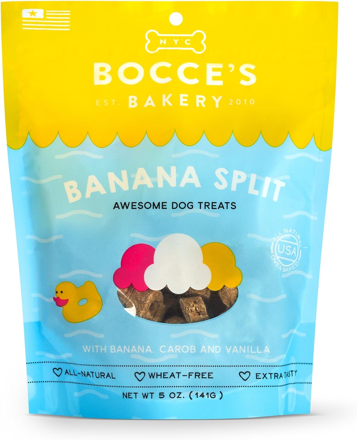 Bocce's Bakery All-Natural Banana Split Treats 5oz