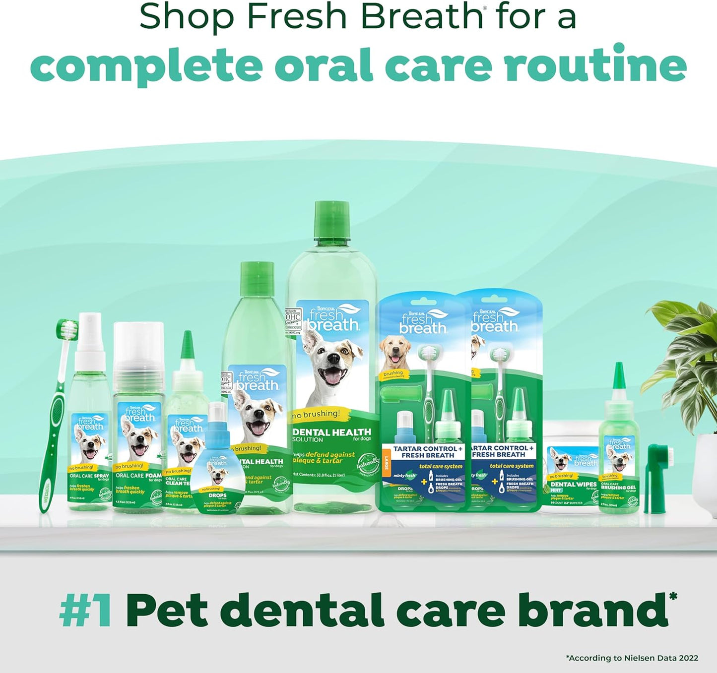 Tropiclean Fresh Breath Finger Brushes for Dogs