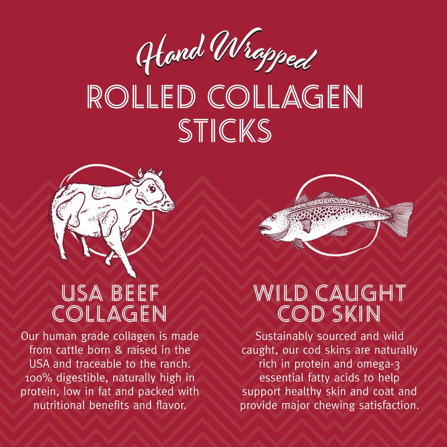 Icelandic Plus Collagen Stick Wrapped with Cod Skin