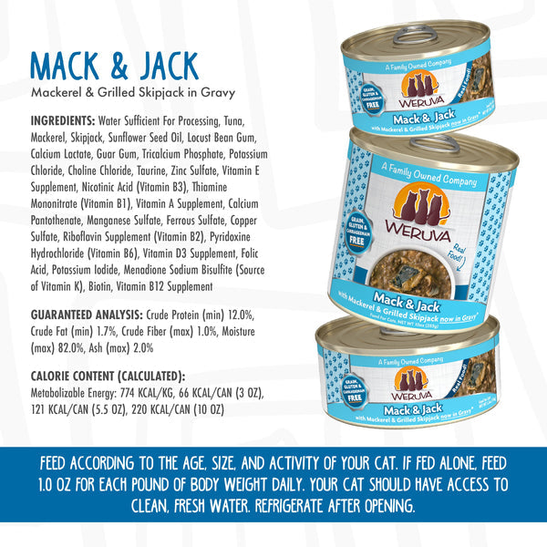 Weruva Cat Mack & Jack 5.5-oz