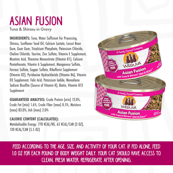 Weruva Asian Fusion Cat Food 5.5-oz