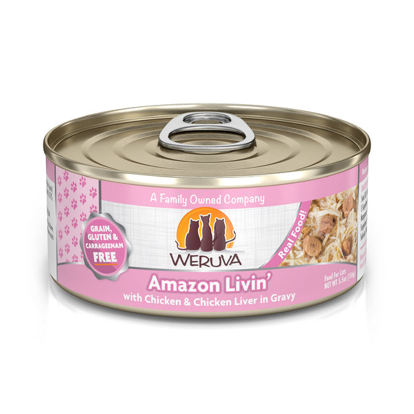 Weruva Amazon Livin' Canned Cat Food 5.5-oz