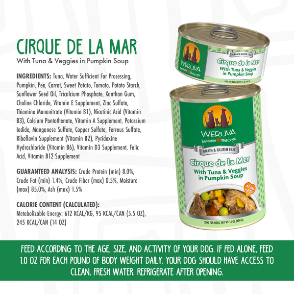 Weruva Cirque de la Mer Canned Dog Food 14-oz