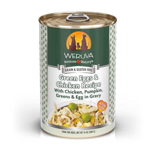 Weruva Green Eggs & Chicken Canned Dog Food 14-oz