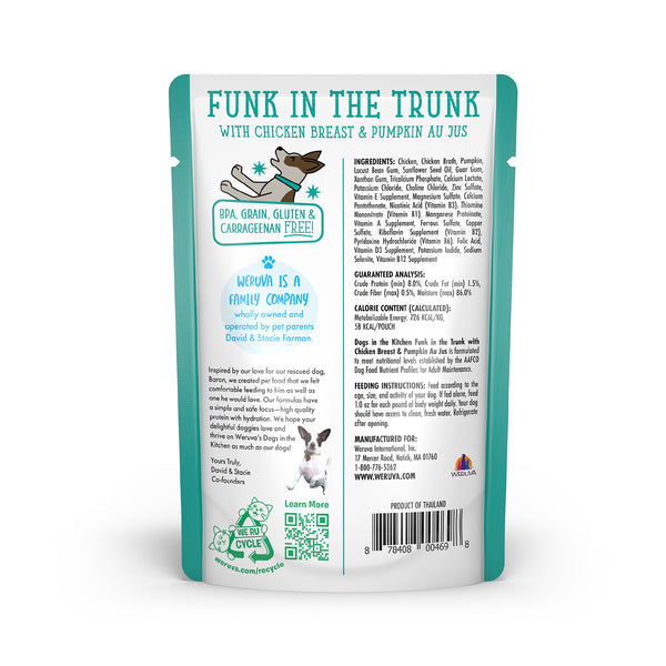 Dogs in the Kitchen Funk in the Trunk Pouch 2.8-oz