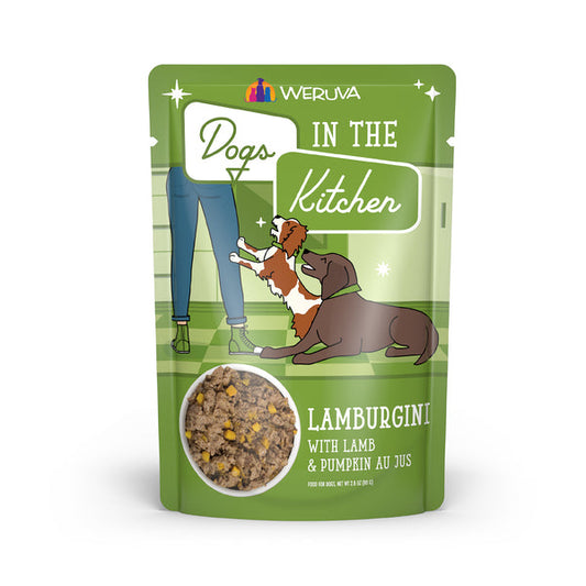 Dogs in the Kitchen Lamburger-ini Pouch Dog Food 2.8-oz