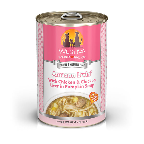 Weruva Amazon Livin' Dog Food 14-oz
