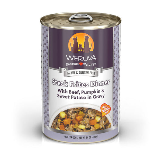 Weruva Steak Frites Canned Dog Food 14-oz