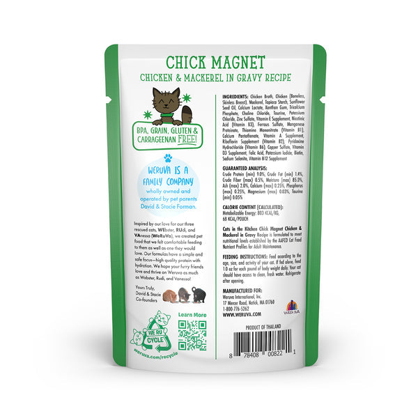 Cats in the Kitchen Chick Magnet 3-oz