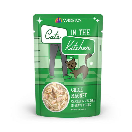 Cats in the Kitchen Chick Magnet 3-oz