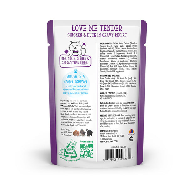 Cats in the Kitchen Love Me Tender 3-oz