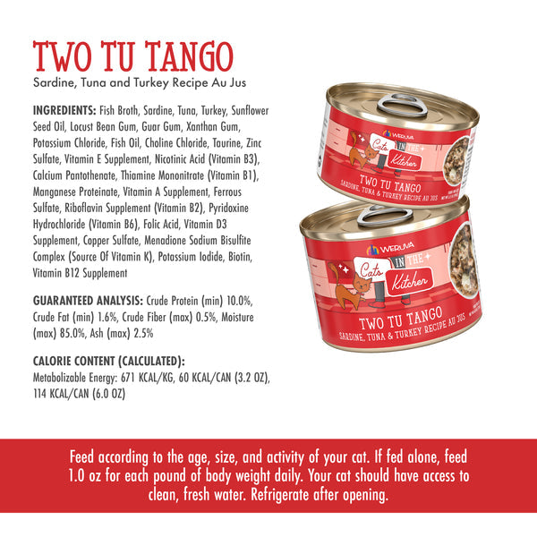 Cats in the Kitchen Two Tu Tango 6-oz