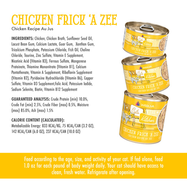 Cats in the Kitchen Chicken Frick A Zee 6-oz