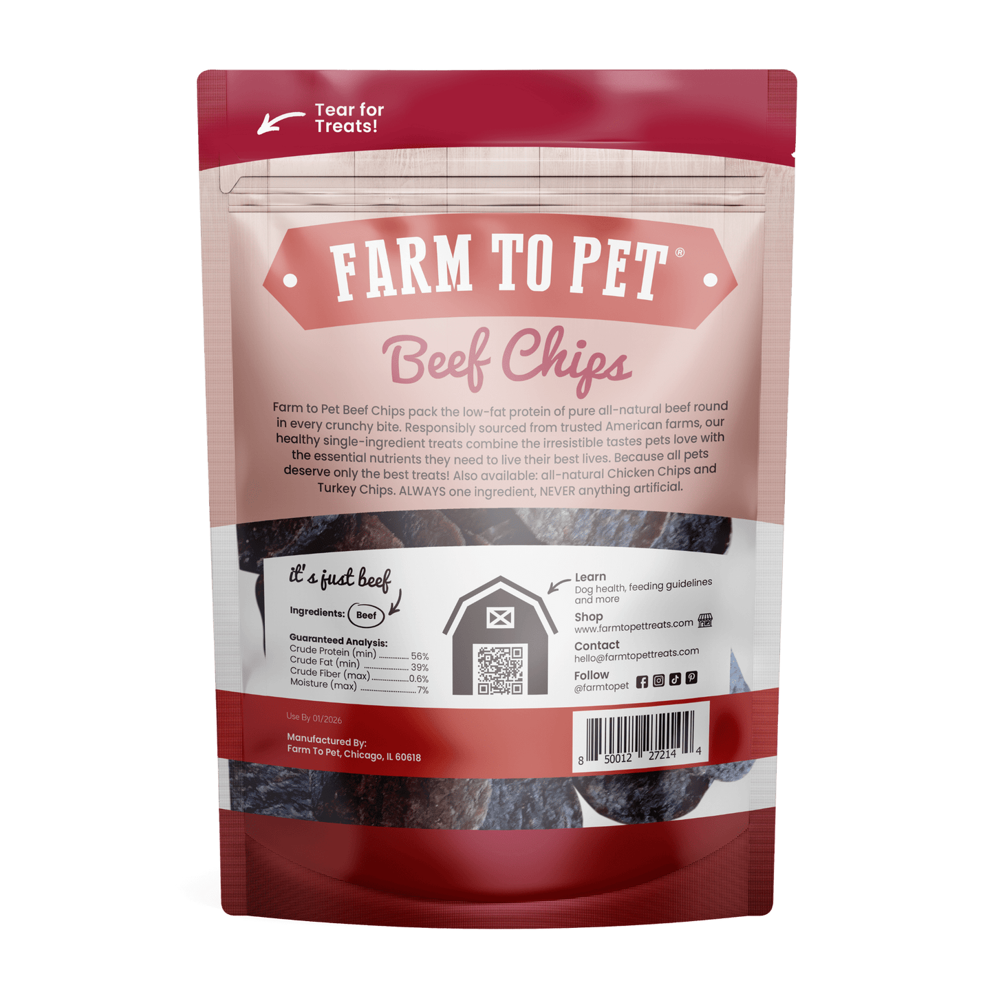 Beef Chips Dog Treats