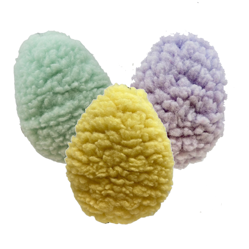 HuggleHounds Fleece Egg Assorted