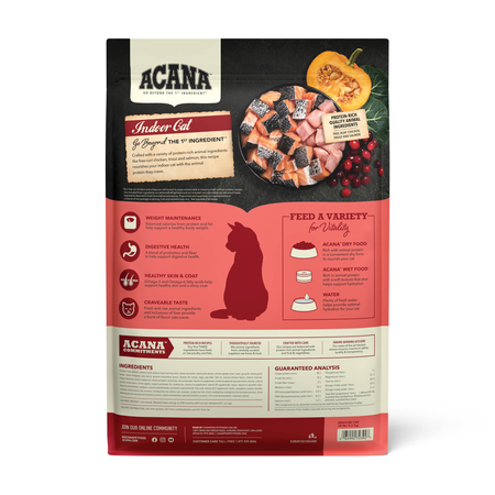 Acana Highest Protein Indoor Cat with Chicken, Trout and Salmon 4lb